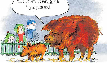 Die Menschen erobern den Tierpark zurück